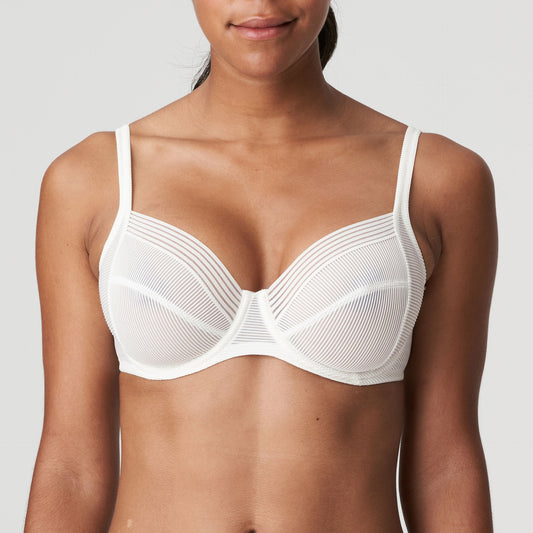 Marie Jo Agnes Deep Plunge Bra in Natural - Busted Bra Shop
