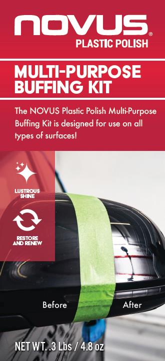 NOVUS PLASTIC POLISH SYSTEM - 8 OZ KIT