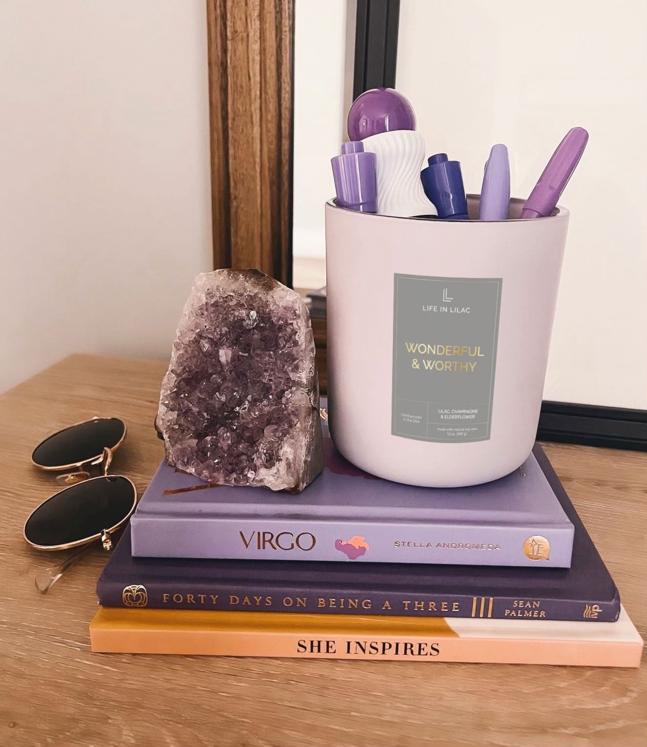 Heart Throb Candle – Life in Lilac