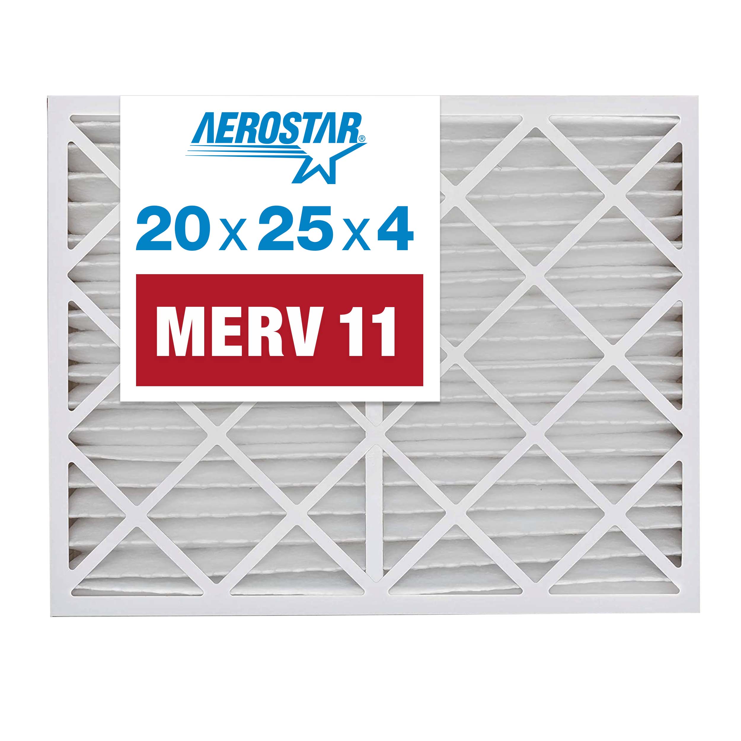 Aerostar 20x25x5 Replacement Whole House Filter for Honeywell FC100A1037 Air Systems