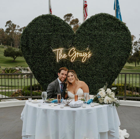 Sweet Heart Hedge Wall