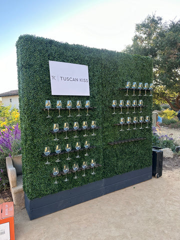 Wine Racks on Hedge