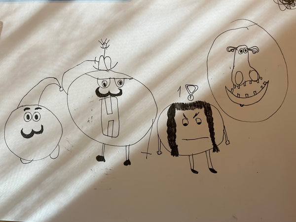 Child's drawing of emotions
