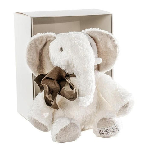 Maud n Lil Organic Baby Plush Toy - Nellie the Elephant