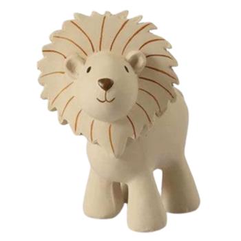 Tikiri My First Zoo Natural Rubber Teether & Rattle - Lion