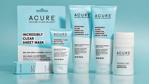 Acure Incredibly Clear product line