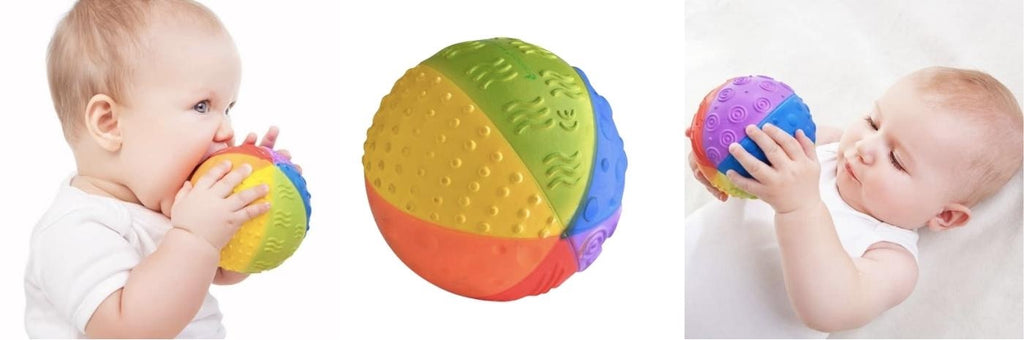 CaaOcho Rainbow Sensory Ball for open ended play