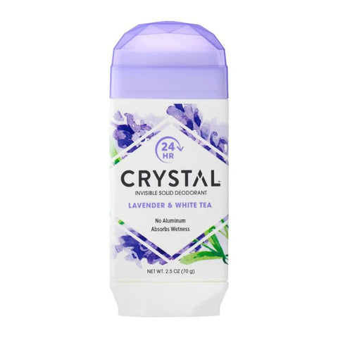 Crystal Invisible Solid Stick Deodorant - Lavender & White Tea