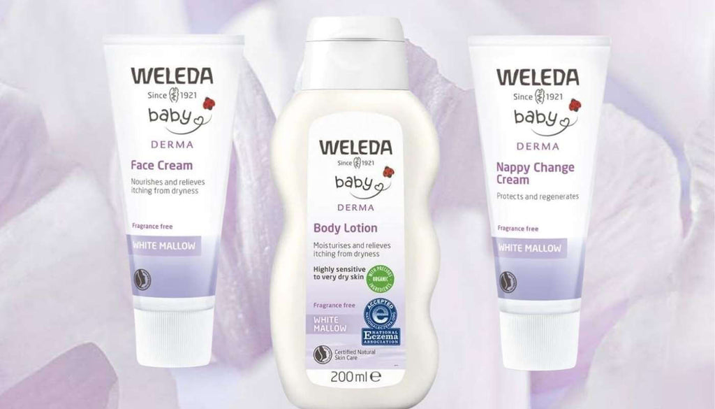 Weleda White Mallow Baby Care & Eczema range