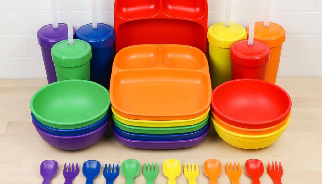 Re-Play recycled plastic tableware