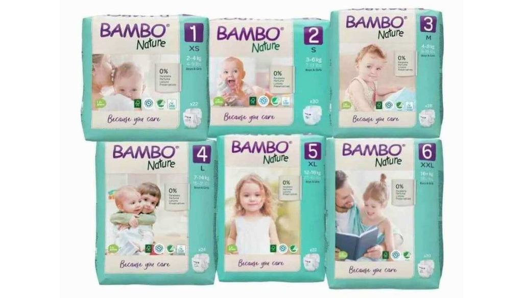 Bambo Nature nappies with nordic eco label