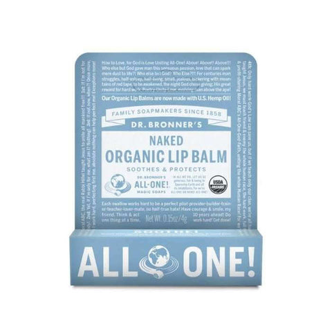 Dr Bronner's Lip Balm - Naked Unscented