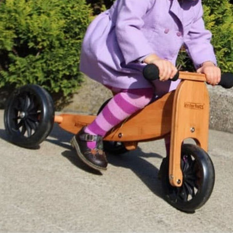 Kinderfeets Tiny Tot Trike & Bike - Bamboo