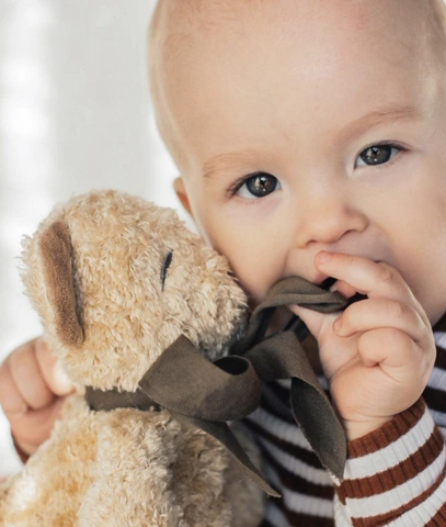 Maud n Lil Organic Baby Plush Toy - Floppy Cubby the Teddy Bear