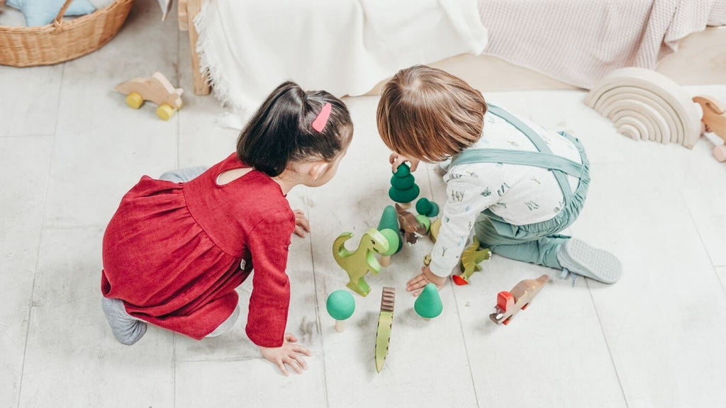 Open ended play can help develop toddlers social skills
