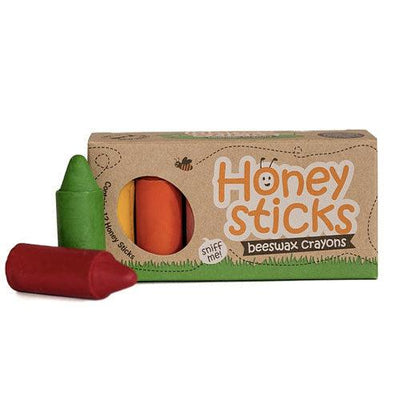 Honeysticks 100 Pure Beeswax Crayons Natural Non Toxic Safe for