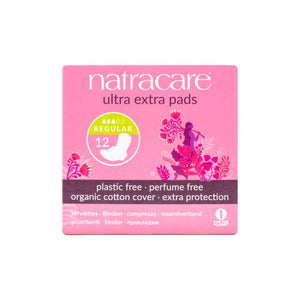 Natracare Ultra Extra Pads Wings - Regular-Hello-Charlie