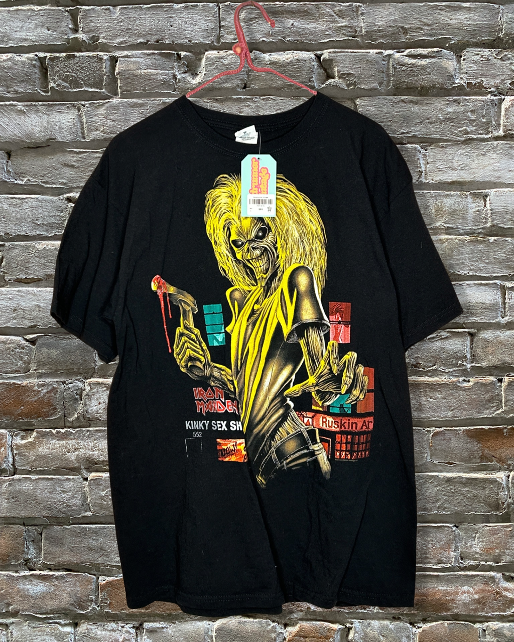 RR1454) Iron Maiden 'Kinky Show' Maiden in Tour 2012 T-Sh – Roadrunner Vintage
