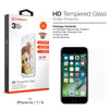 HyperGear Premium 3PK Tempered Glass iPhone 6, 6s, 7 & 8 Clear (14306-HYP)