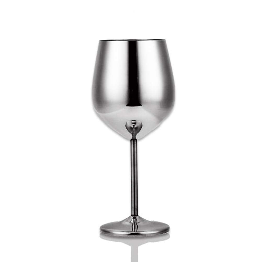 Stainless Steel Unbreakable Bpa-Free Shatter-Proof Wine Glasses (350 Ml)