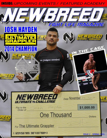 Josh Hayden, 2014 Newbreed Ultimate Grappler, No Judges Needed 