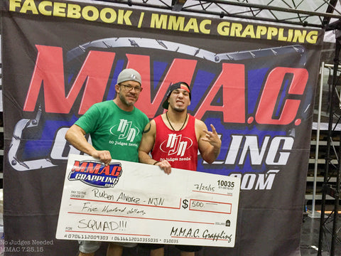 Ruben Alvarez No Gi Light Absolute Champoion MMAC Grappling Tournament, Troy Ragano, No Judges Needed