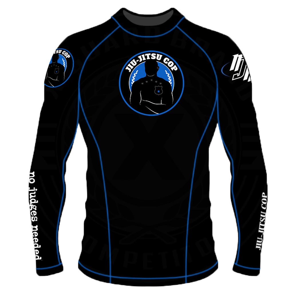 Download Jiu Jitsu Cop Rash Guard | No Judges Needed