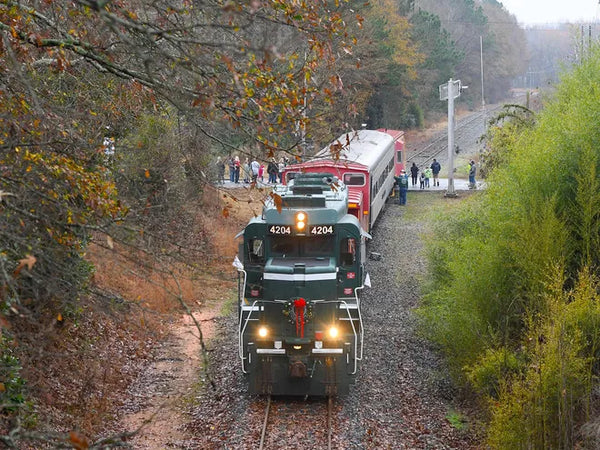 Image From Independent Mail. Image Features Santa Express