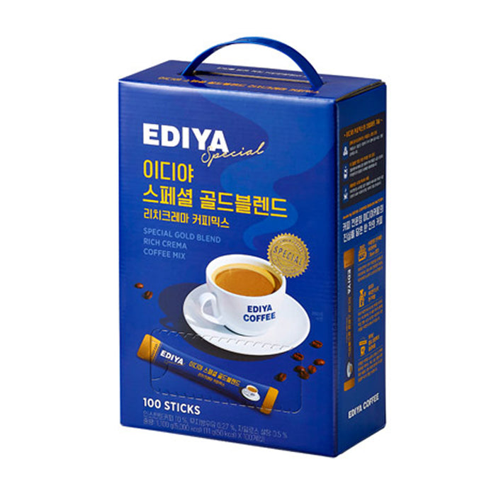 Ediya Special Gold Blend Rich Crema Coffee Mix 100 Sticks - MarketOh ...