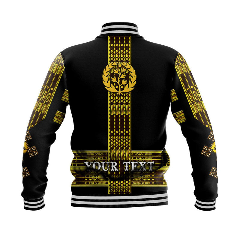 custom-personalised-eritrea-baseball-jacket-fancy-tibeb-vibes-no1-ver-black