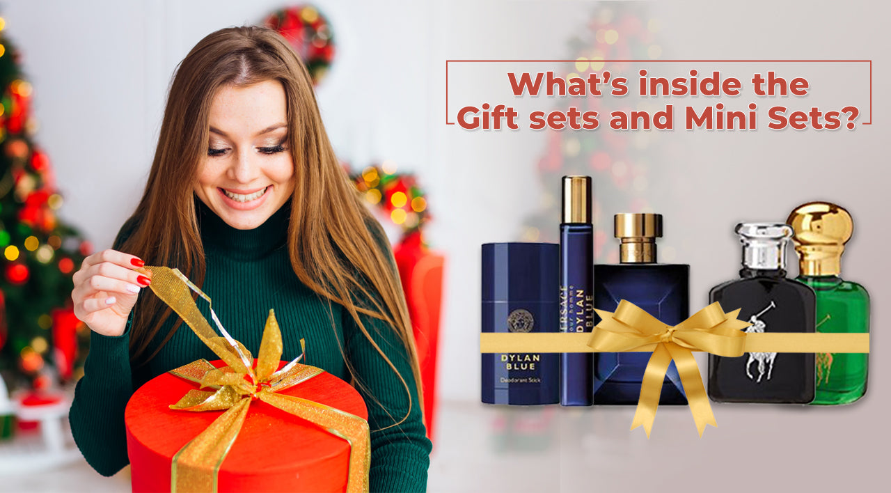 what does perfumes gift sets and mini sets include