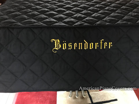 Bosendorfer Piano Cover with Embroidery