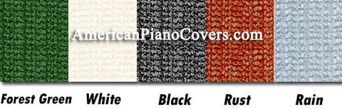piano bench cushion with ties color options