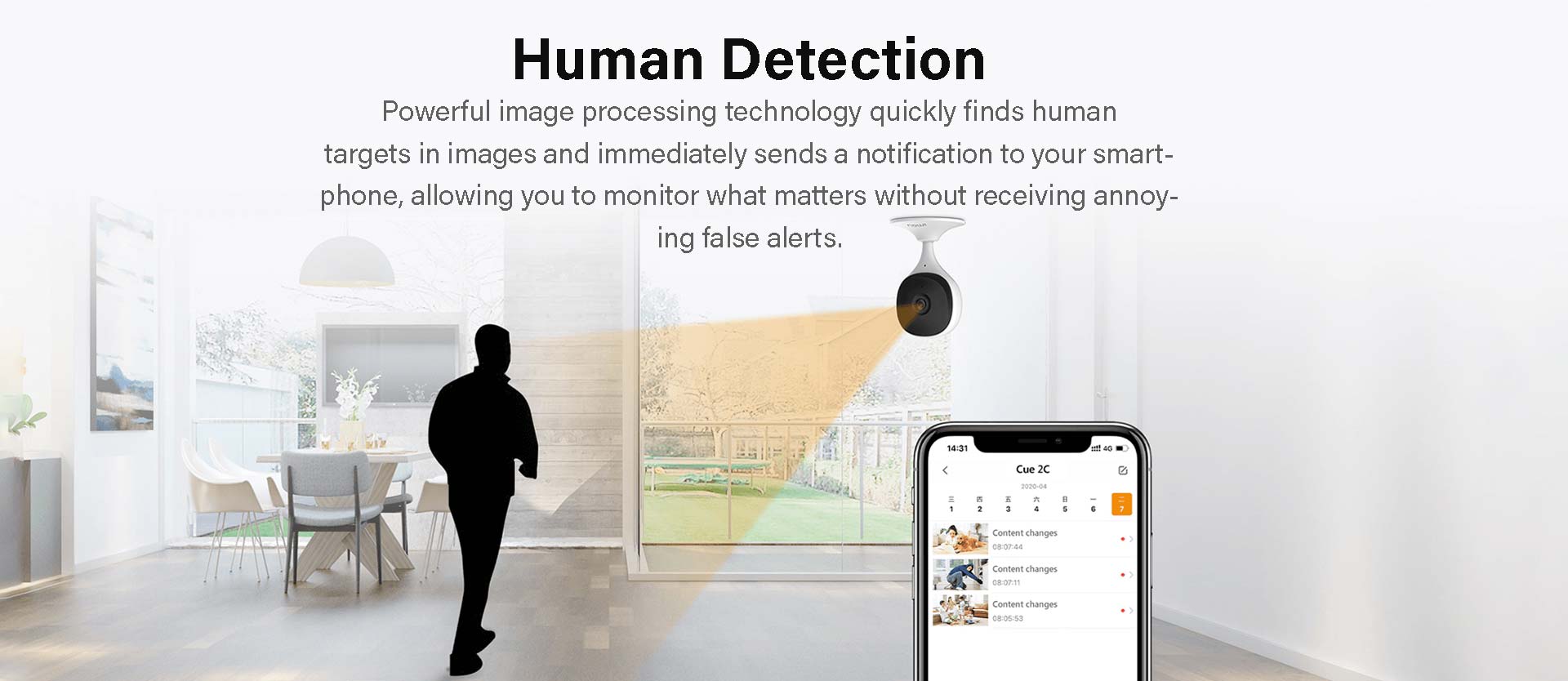 Imou Cue 2C  Wi-Fi Security Smart  Camera | AI Human Detection qatar alamat