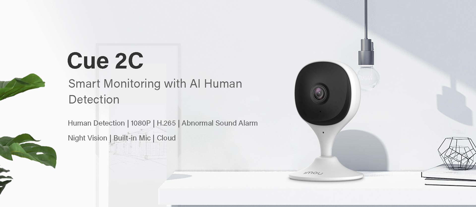 Imou Cue 2C  Wi-Fi Security Smart  Camera | AI Human Detection qatar alamat