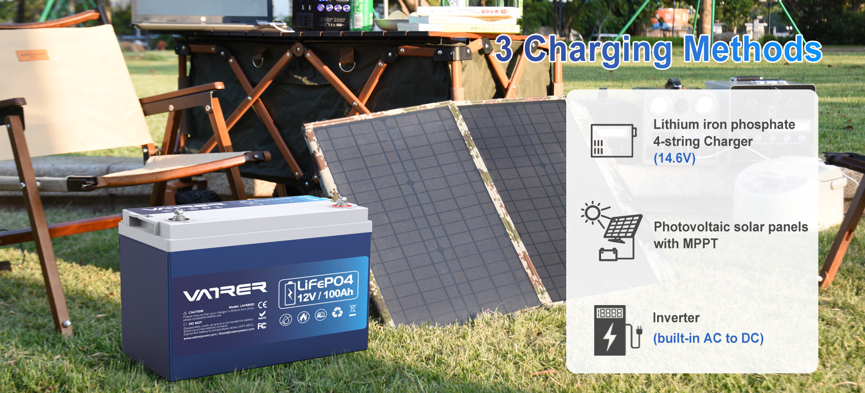 12v 100ah lithium ion battery charging methods