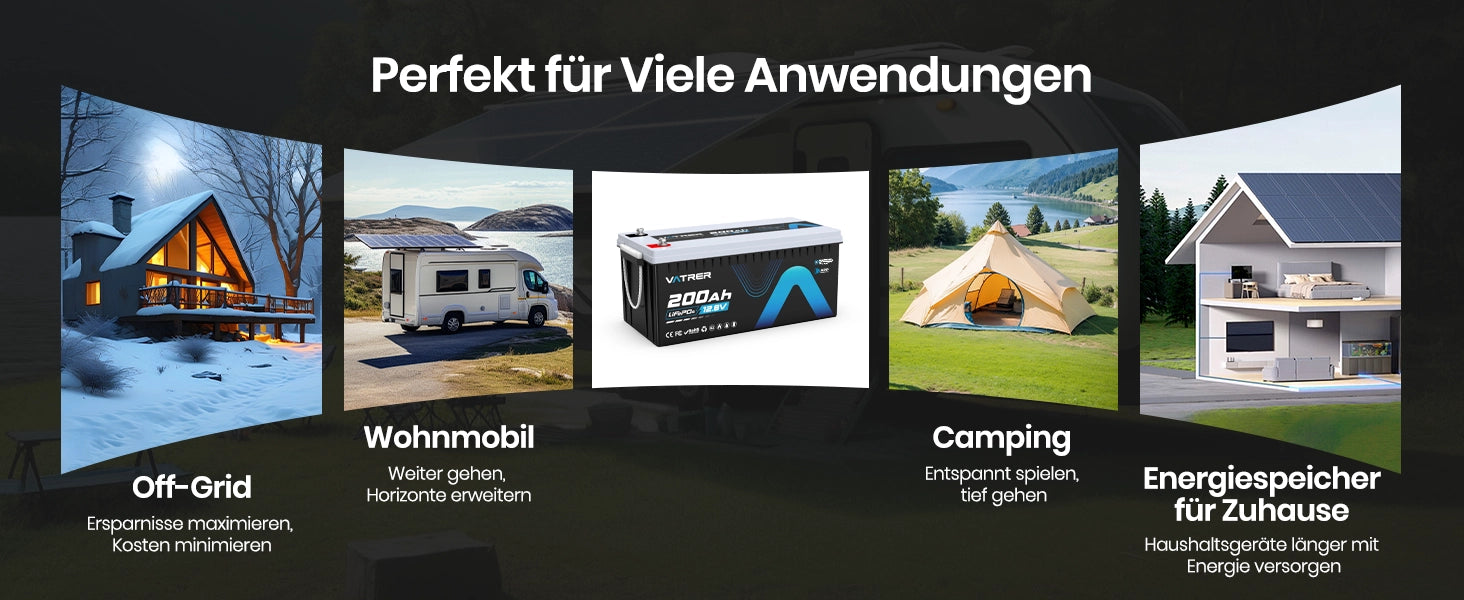 12V 200Ah Plus Lithium Battery app