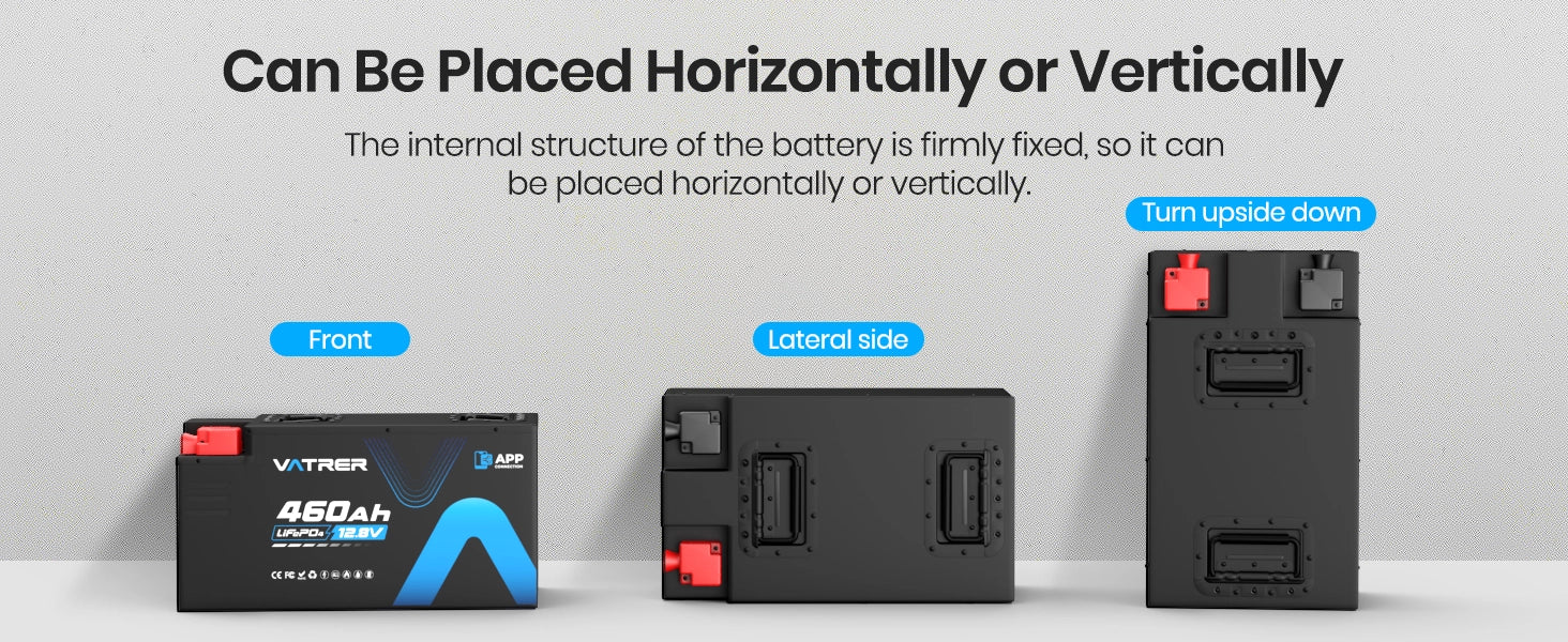 12V 460AH Lithium Battery Bluetooth Version Replace