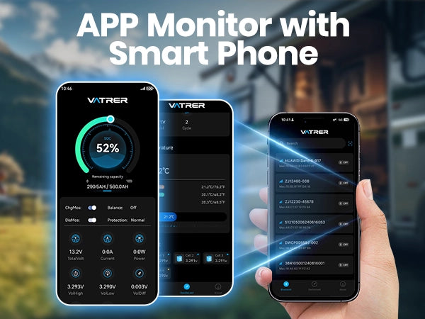 12V 560Ah Self-heating Battery monitor A