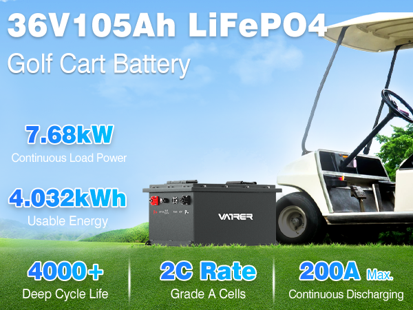 36v battery for golf cart performances mobile