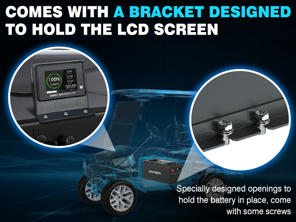 36V Golf Cart Battery with Secure Holding Design mobile