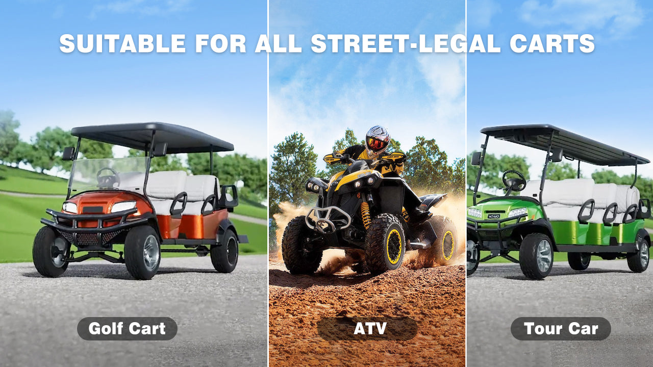 Vatrer golf cart battery suitable for all street-legal carts