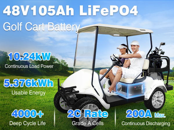 48-volt golf cart batteries