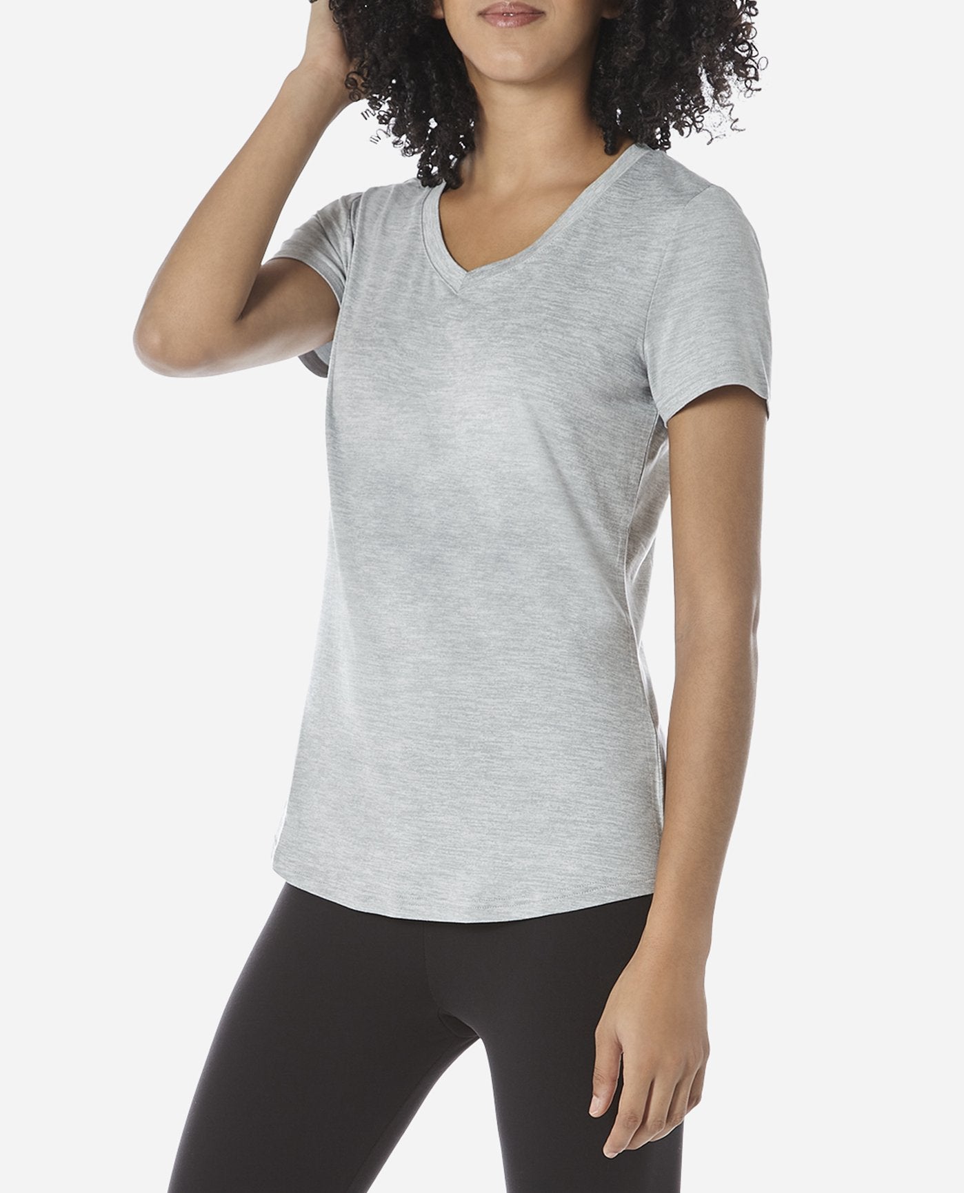 2-Pack Essential V-Neck Tee - DANSKIN