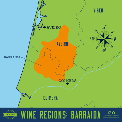 Bairrada Wine Region Map From The Greene Grape