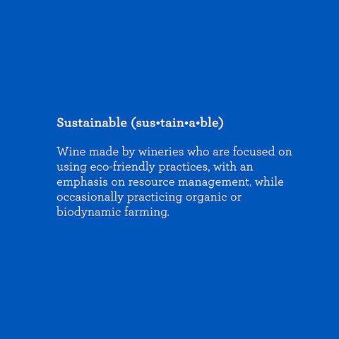 Sustainable Wine Definition