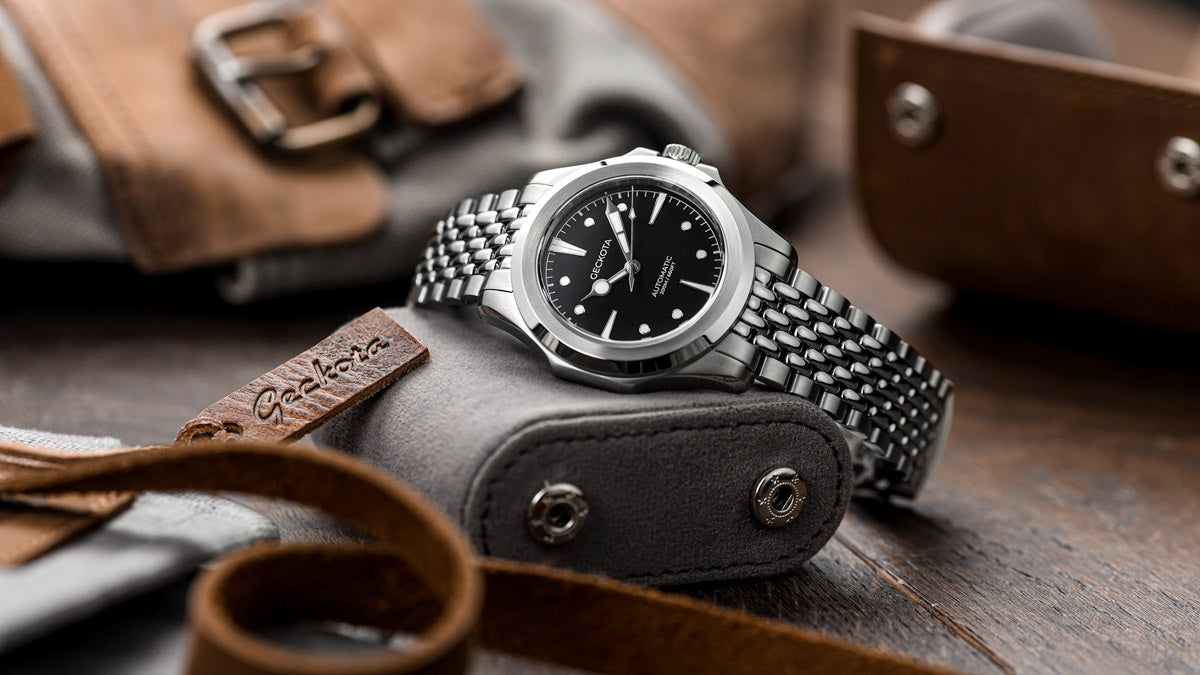 Geckota G-02 Slimline Stainless Steel Automatic Watch Geckota G-02 Slimline Stainless Steel Automatic Watch
