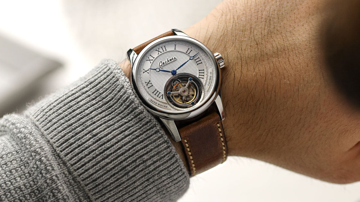 GECKOTA TOURBILLON HAND WOUND WATCH