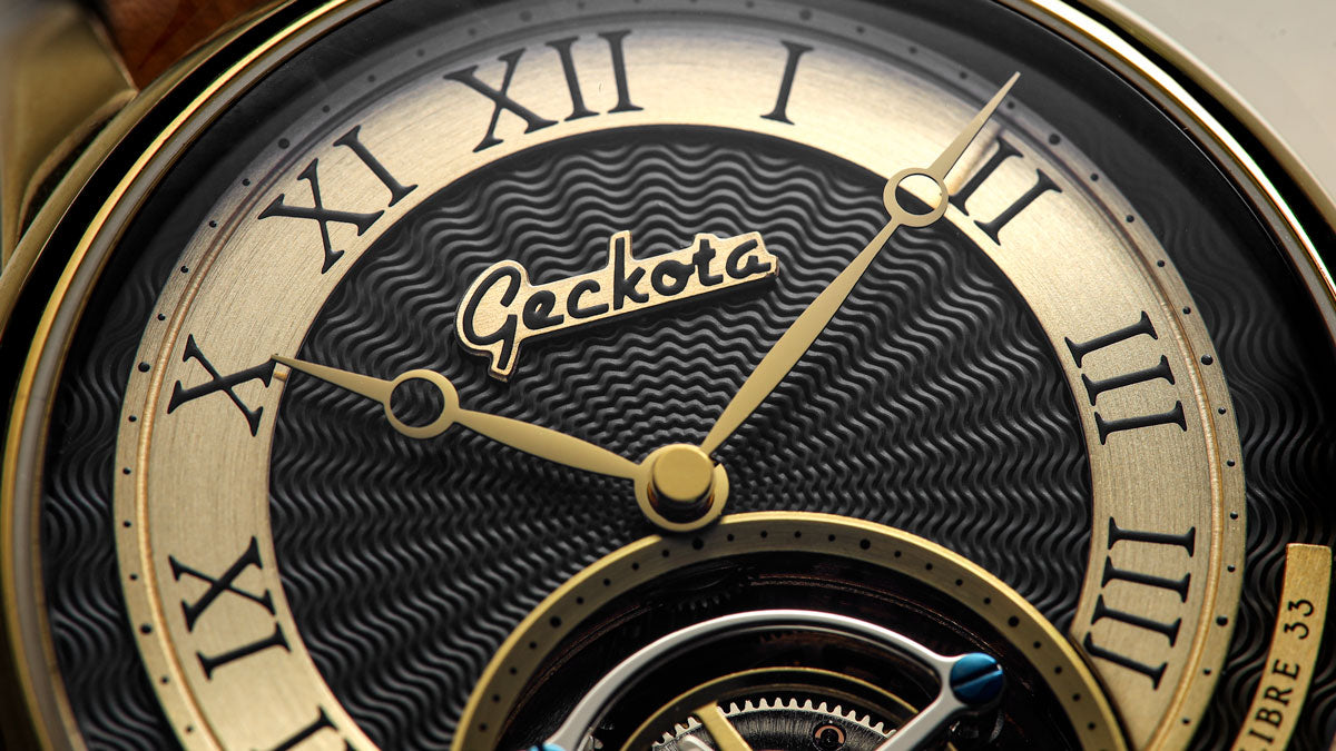 Geckota Tourbillon Hand Wound Watch