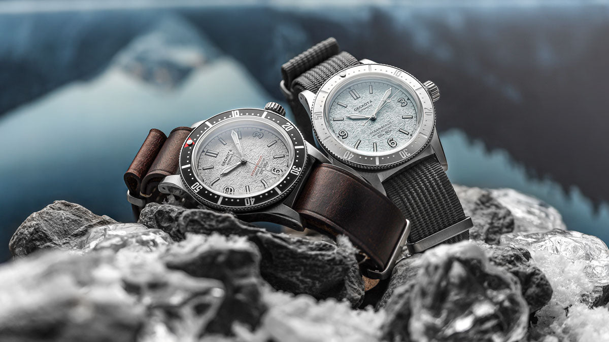 Ocean-Scout Frost and Ice White Dial